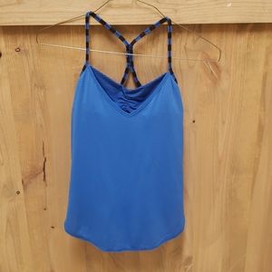 "Roll Out" blue Lululemon tank top. Size 4